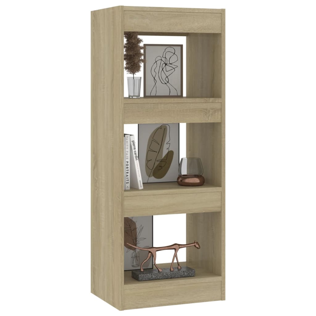 Boekenkast/Kamerscherm 40X30X103 Cm Bewerkt Hout Sonoma eiken