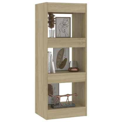 Boekenkast/Kamerscherm 40X30X103 Cm Bewerkt Hout Sonoma eiken