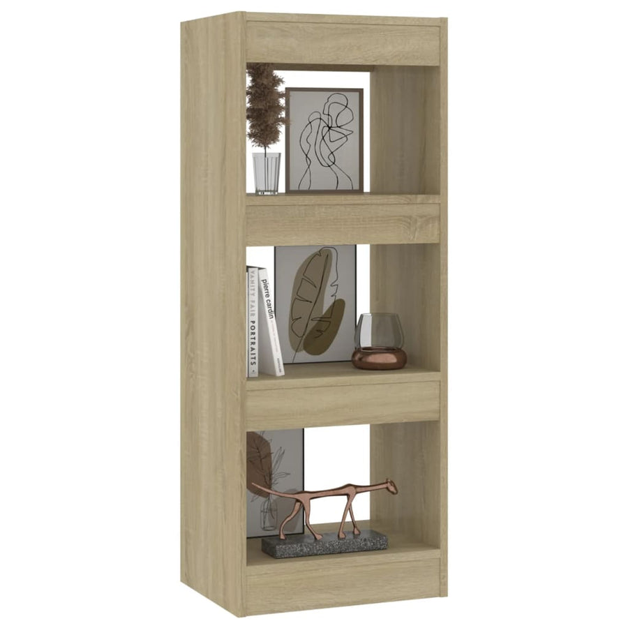 Boekenkast/Kamerscherm 40X30X103 Cm Bewerkt Hout Sonoma eiken
