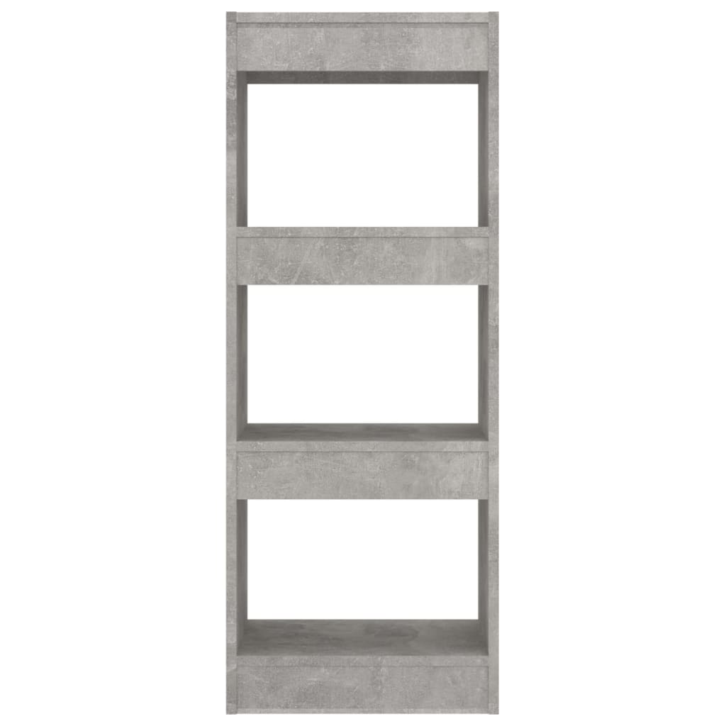 Boekenkast/Kamerscherm 40X30X03 Cm Spaanplaat Betongrijs