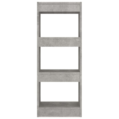 Boekenkast/Kamerscherm 40X30X03 Cm Spaanplaat Betongrijs