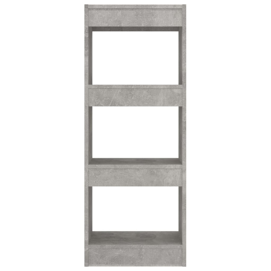 Boekenkast/Kamerscherm 40X30X03 Cm Spaanplaat Betongrijs