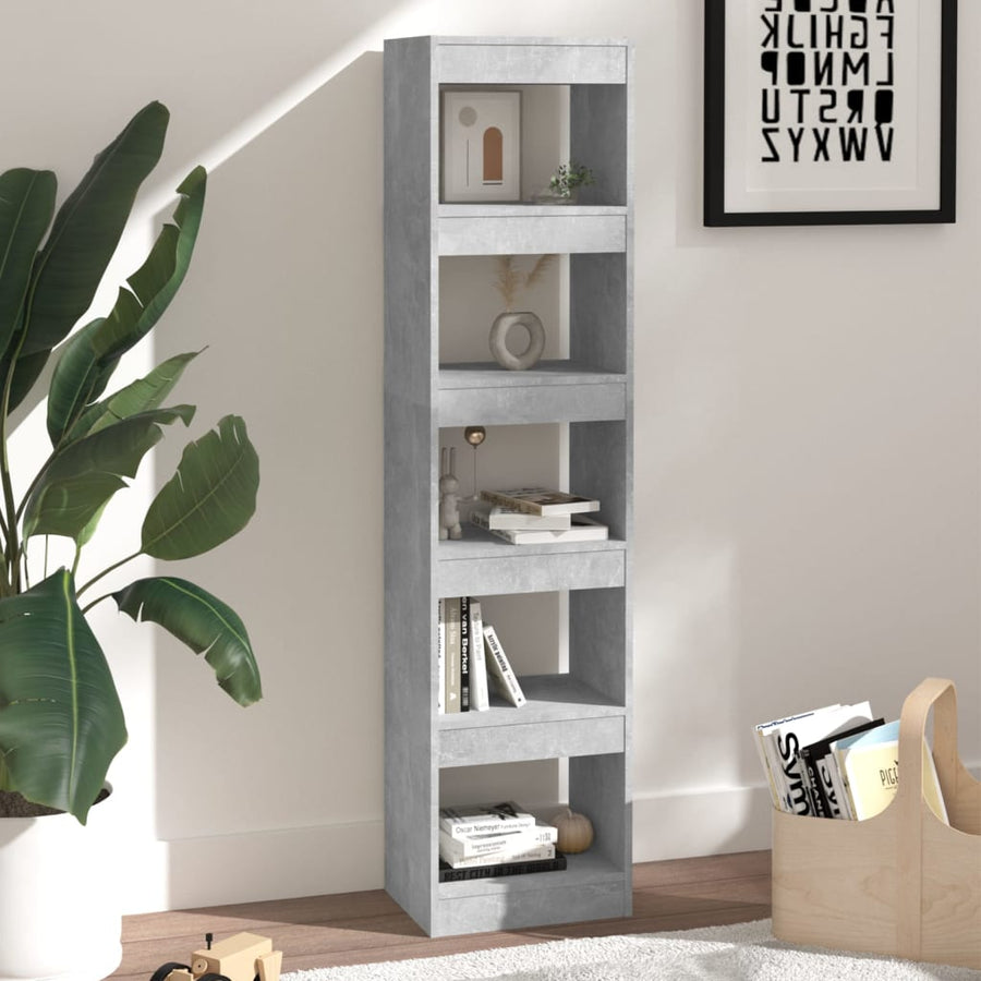 Boekenkast/Kamerscherm 40X30X66 Cm Betongrijs