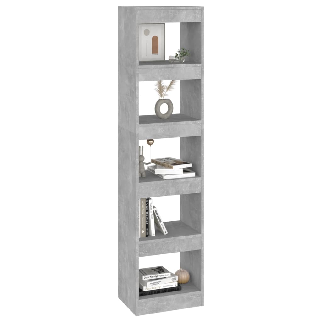 Boekenkast/Kamerscherm 40X30X66 Cm Betongrijs