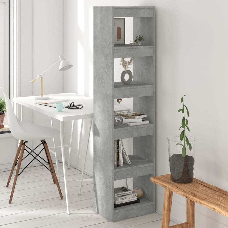 Boekenkast/Kamerscherm 40X30X66 Cm Betongrijs