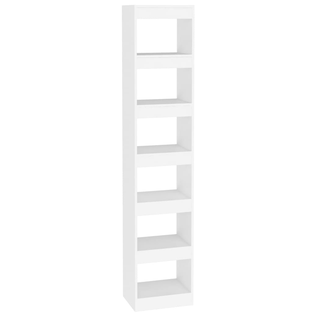 Boekenkast/Kamerscherm 40X30X98 Cm Wit