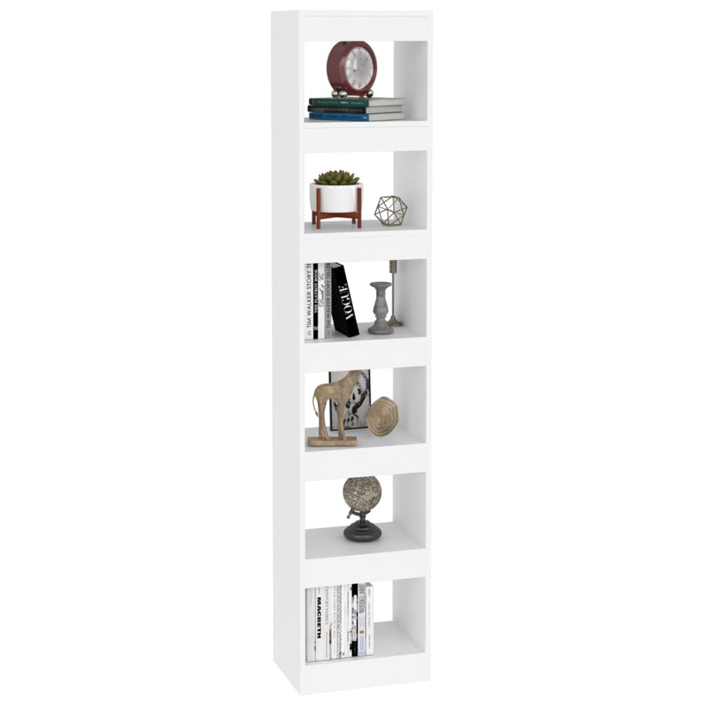 Boekenkast/Kamerscherm 40X30X98 Cm Wit