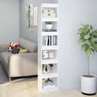 Bookcase/room divider 40x30x198 cm white