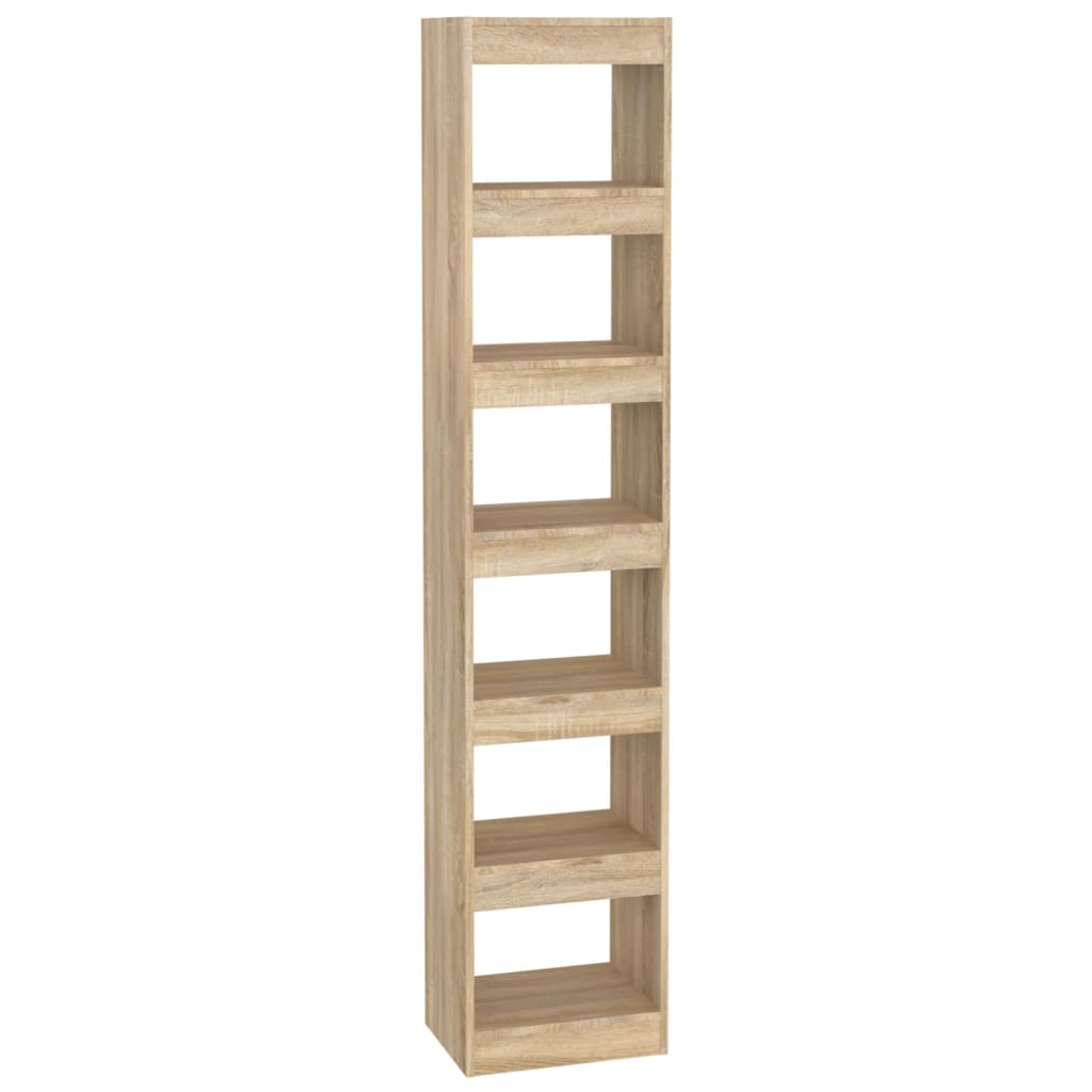 Boekenkast/Kamerscherm 40X30X98 Cm Kleurig Sonoma eiken