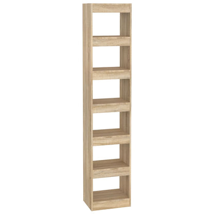 Boekenkast/Kamerscherm 40X30X98 Cm Kleurig Sonoma eiken