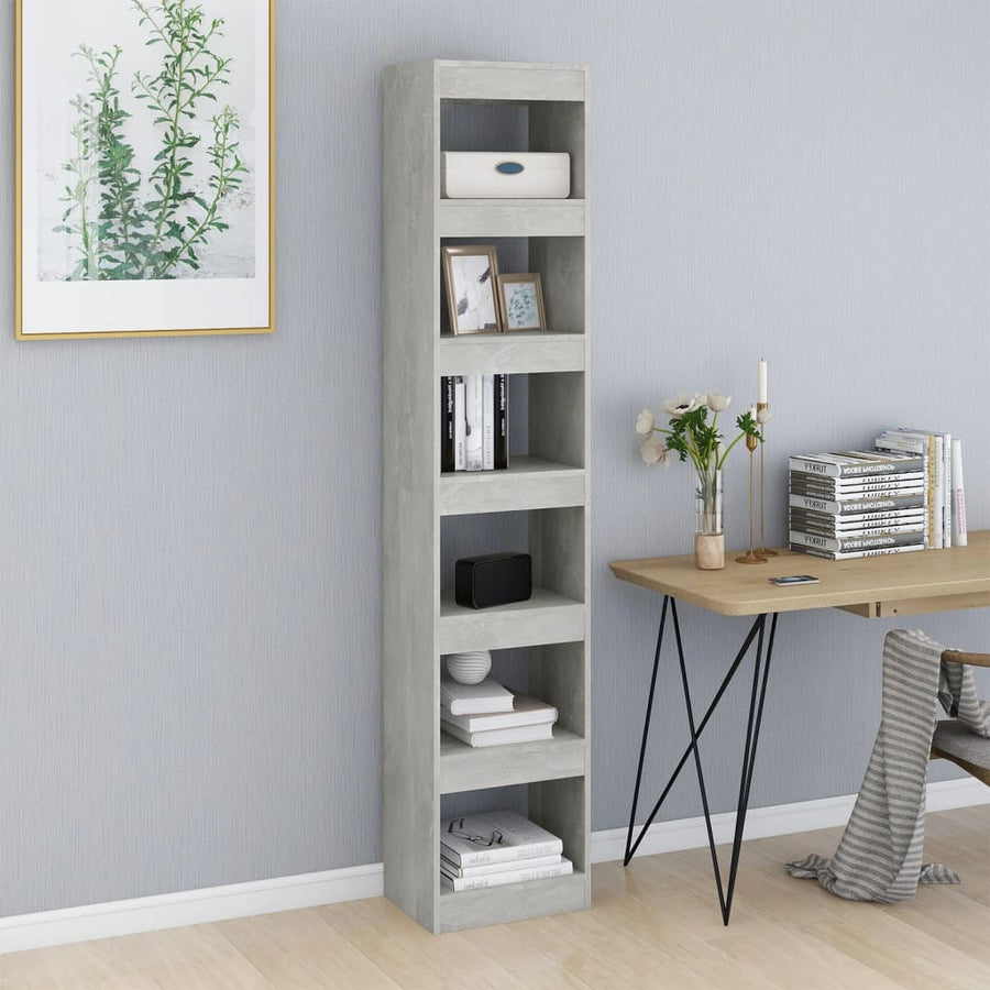 Boekenkast/Kamerscherm 40X30X98 Cm Betongrijs