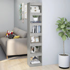 Bookcase/room divider 40x30x198 cm concrete grey