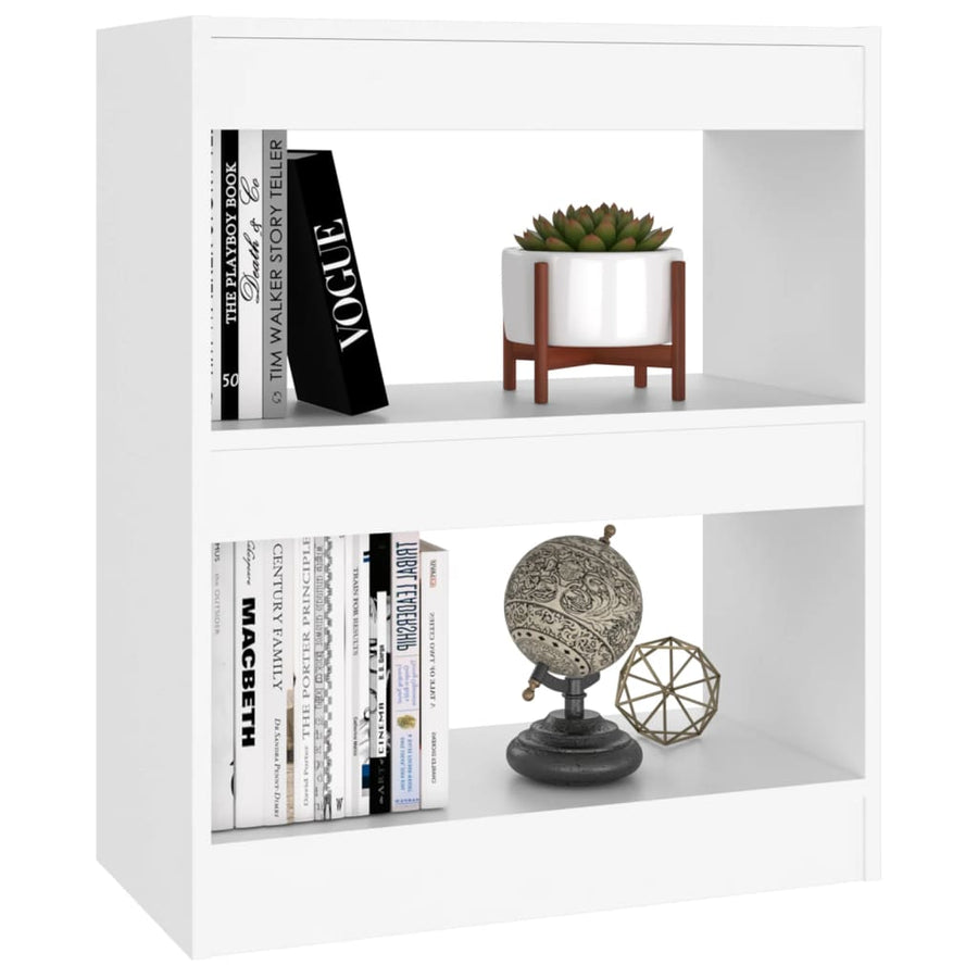 Boekenkast/Kamerscherm 60X30X72 Cm Wit