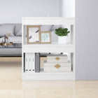 Bookshelf/room divider 60x30x72 cm white