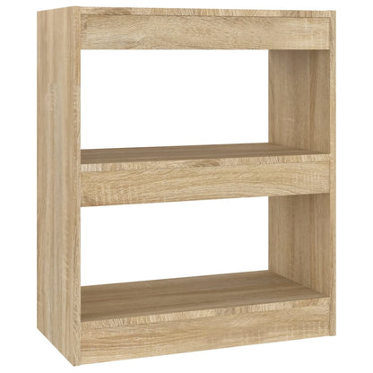 Boekenkast / Kamerscherm 60X30X72 Cm Kleurig Sonoma eiken