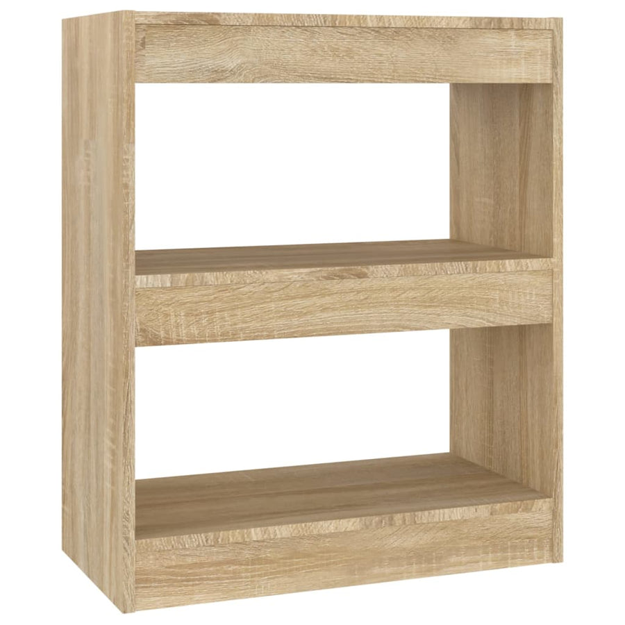 Boekenkast / Kamerscherm 60X30X72 Cm Kleurig Sonoma eiken