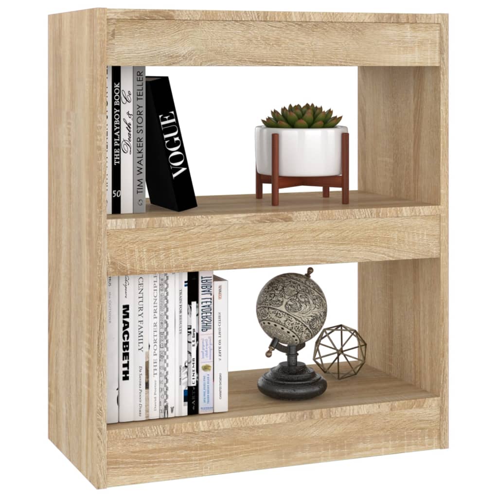 Boekenkast / Kamerscherm 60X30X72 Cm Kleurig Sonoma eiken