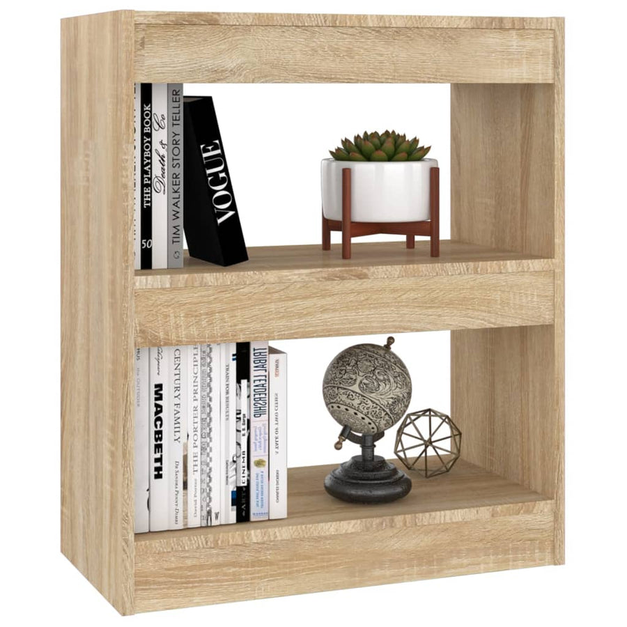 Boekenkast / Kamerscherm 60X30X72 Cm Kleurig Sonoma eiken