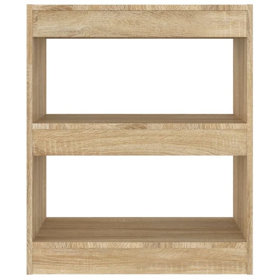 Boekenkast / Kamerscherm 60X30X72 Cm Kleurig Sonoma eiken