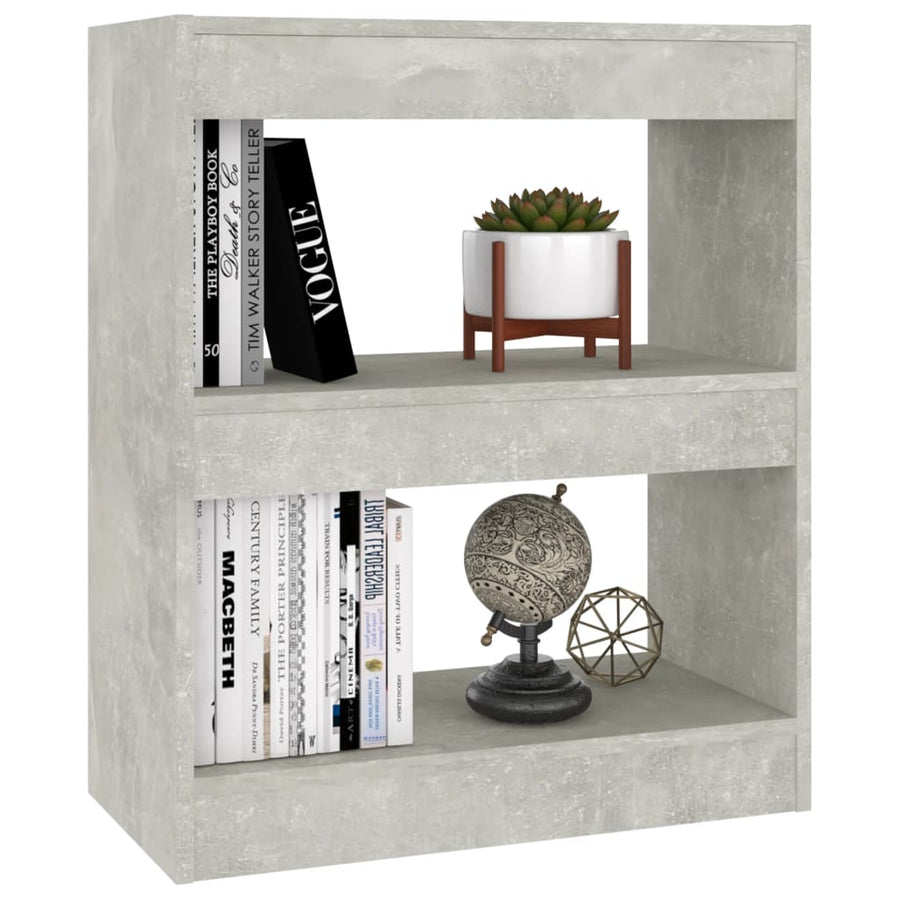Boekenkast/Kamerscherm 60X30X72 Cm Betongrijs