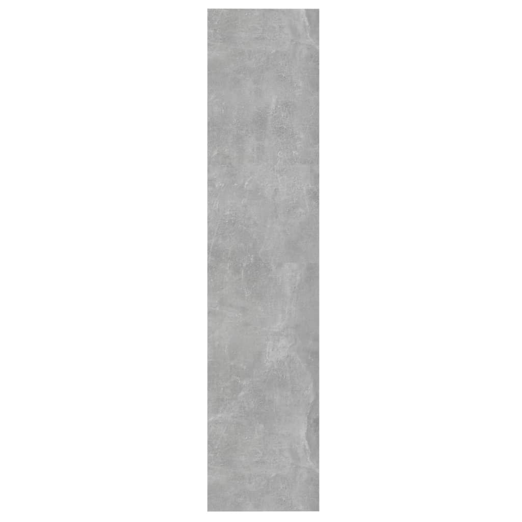 Boekenkast/kamerscherm 60x30x135 cm bewerkt hout betongrijs Betongrijs