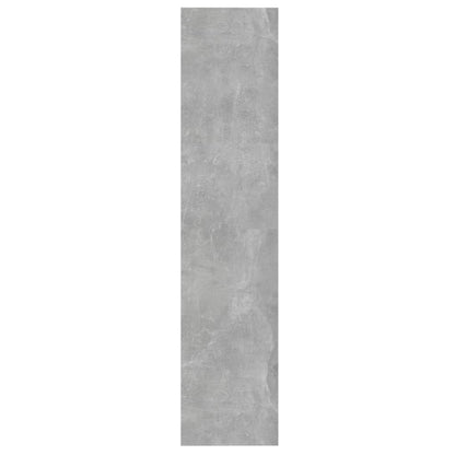 Boekenkast/kamerscherm 60x30x135 cm bewerkt hout betongrijs Betongrijs
