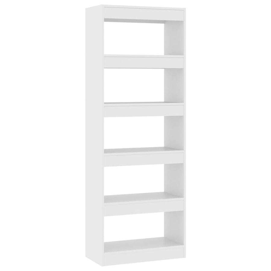Boekenkast/Kamerscherm 60X30X66 Cm Spaanplaat Wit