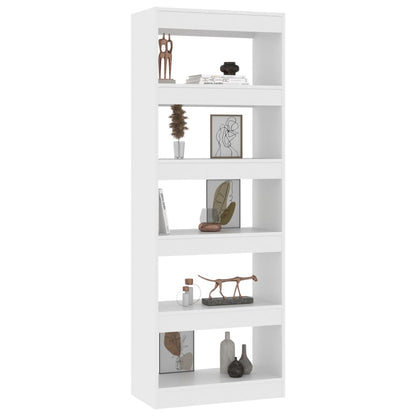Boekenkast/Kamerscherm 60X30X66 Cm Spaanplaat Wit