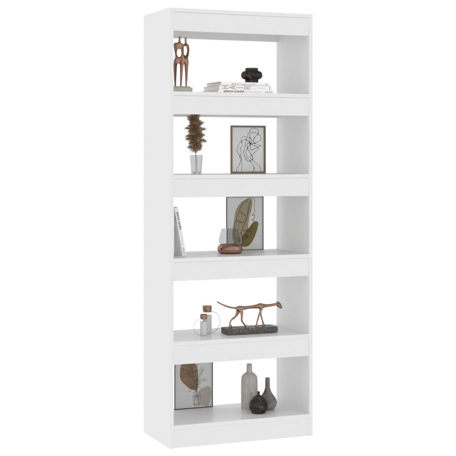 Boekenkast/Kamerscherm 60X30X66 Cm Spaanplaat Wit