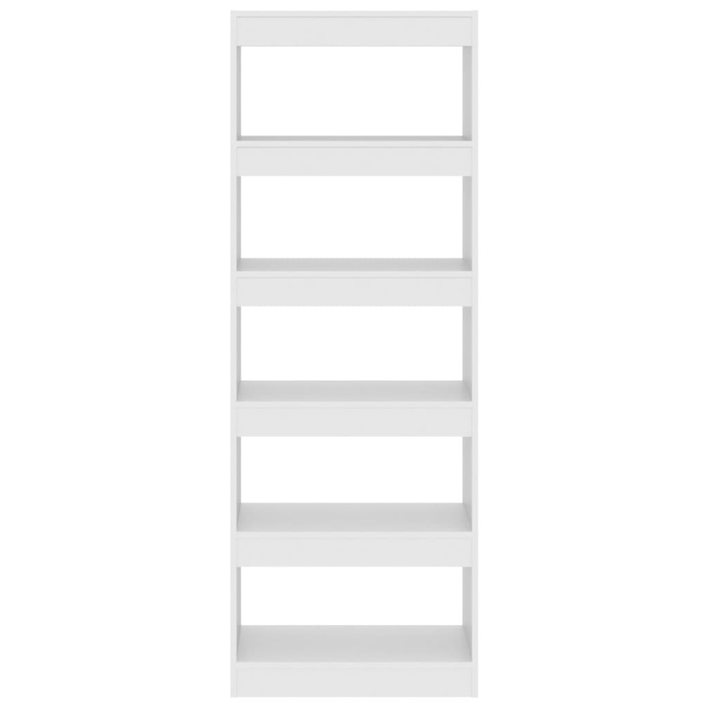 Boekenkast/Kamerscherm 60X30X66 Cm Spaanplaat Wit