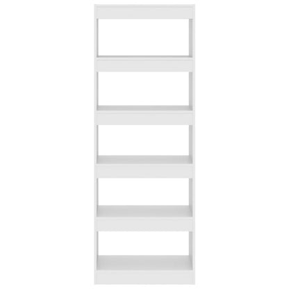 Boekenkast/Kamerscherm 60X30X66 Cm Spaanplaat Wit