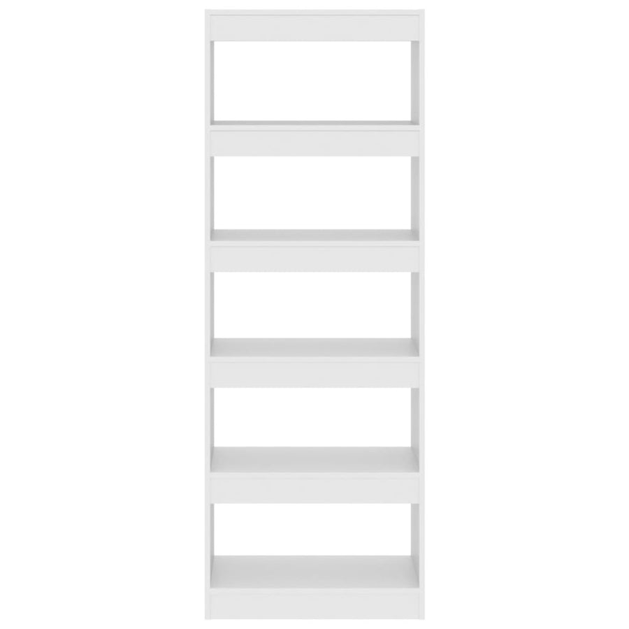 Boekenkast/Kamerscherm 60X30X66 Cm Spaanplaat Wit