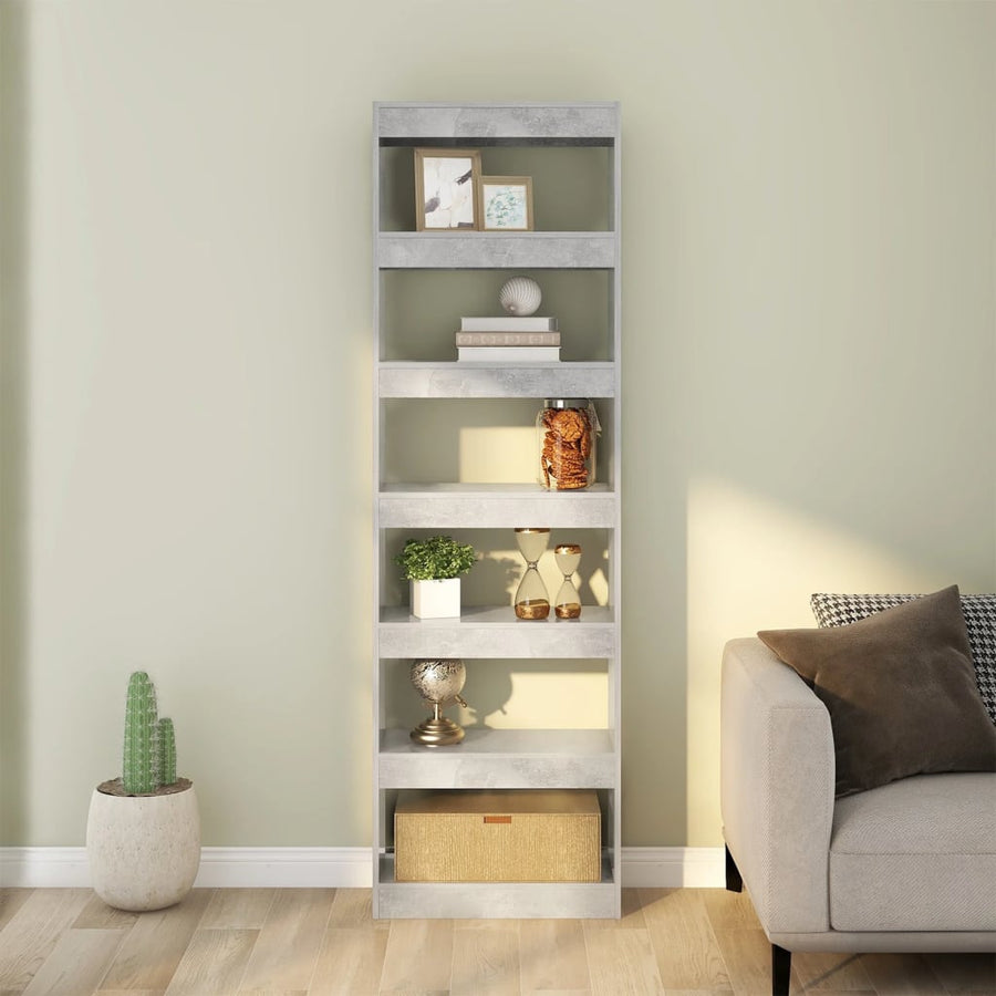 Boekenkast/Kamerscherm 60X30X98 Cm Betongrijs