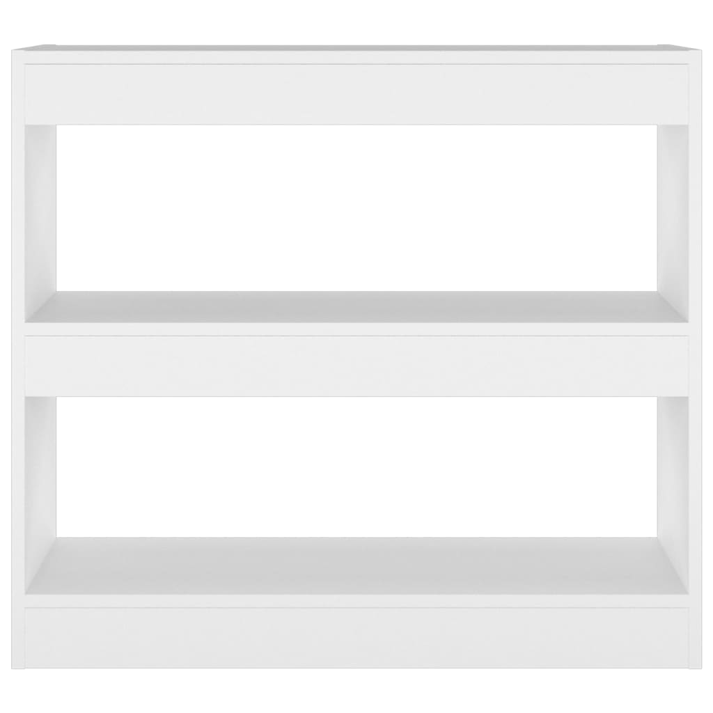 Boekenkast/Kamerscherm 80X30X72 Cm Wit