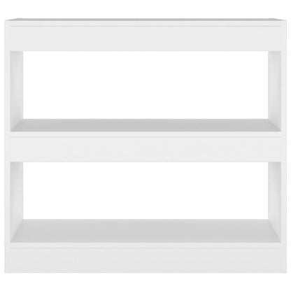 Boekenkast/Kamerscherm 80X30X72 Cm Wit