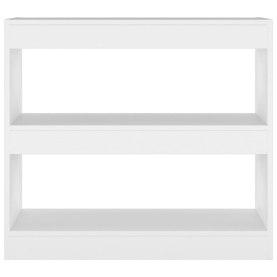 Boekenkast/Kamerscherm 80X30X72 Cm Wit