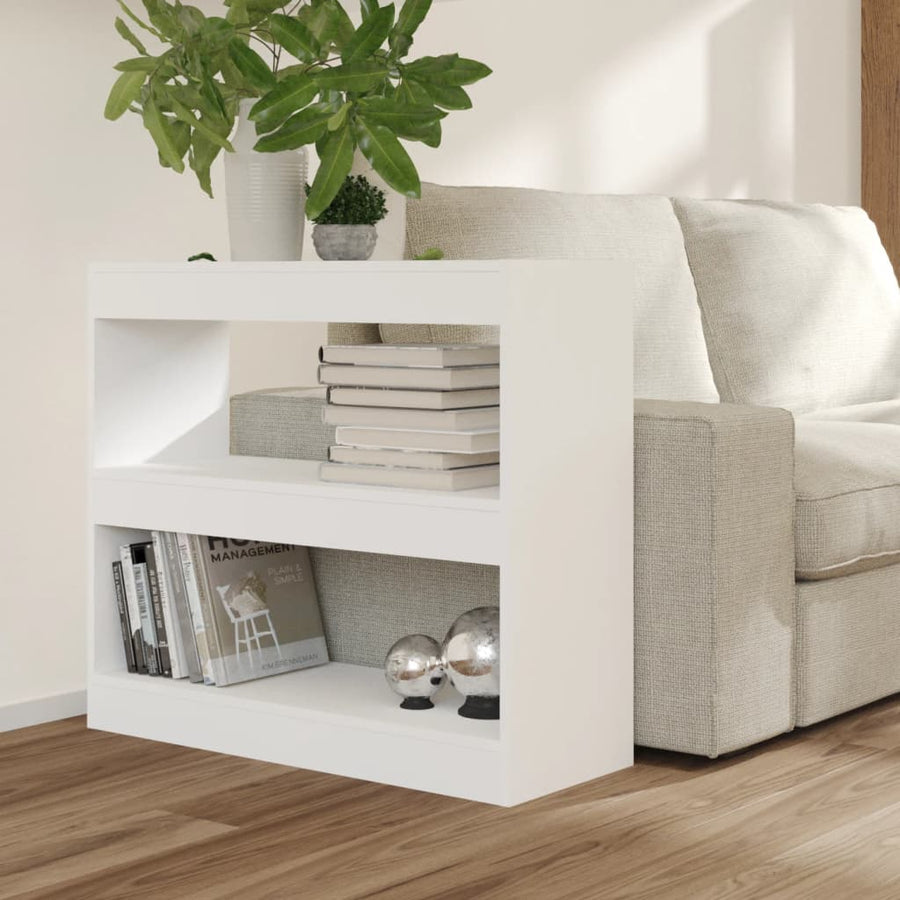 Boekenkast/Kamerscherm 80X30X72 Cm Wit