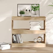 Boekenkast kamerscherm 80x30x72 cm sonoma eiken