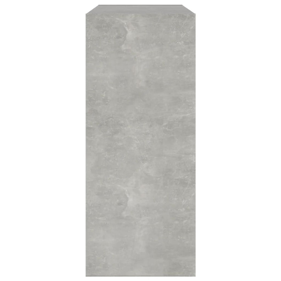 Boekenkast/kamerscherm 80x30x72 cm betongrijs Betongrijs