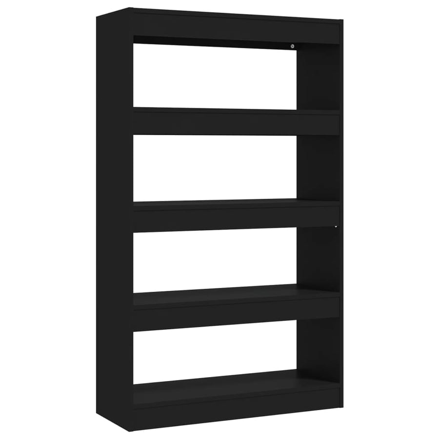 Boekenkast/Kamerscherm 80X30X35 Cm Spaanplaat Zwart