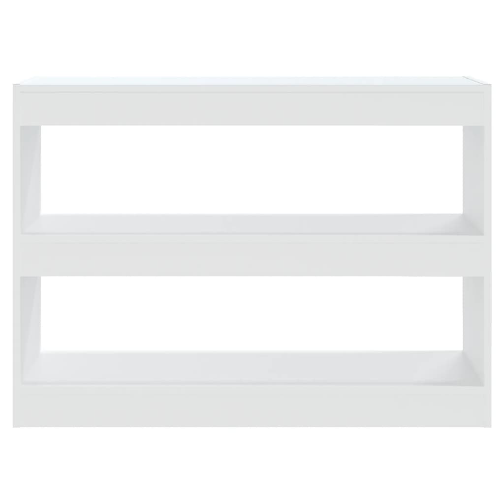 Boekenkast/Kamerscherm 00X30X72 Cm Wit