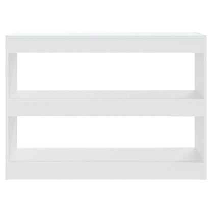 Boekenkast/Kamerscherm 00X30X72 Cm Wit