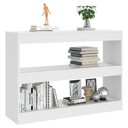 Boekenkast/Kamerscherm 00X30X72 Cm Wit