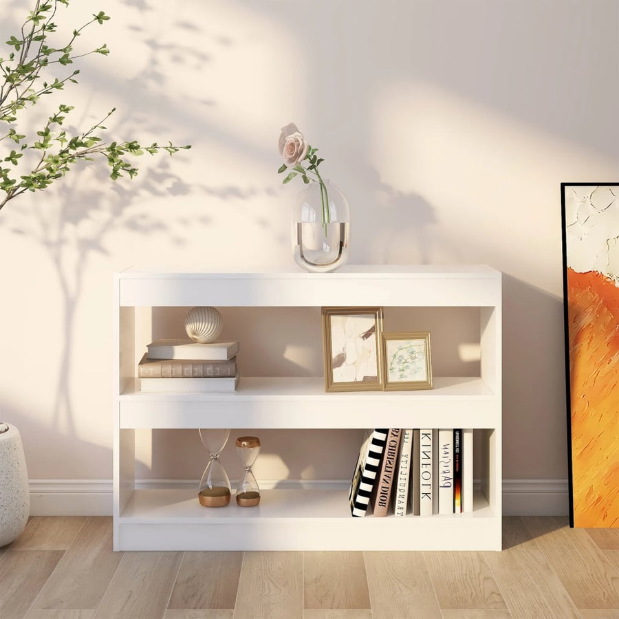 Boekenkast/Kamerscherm 00X30X72 Cm Wit