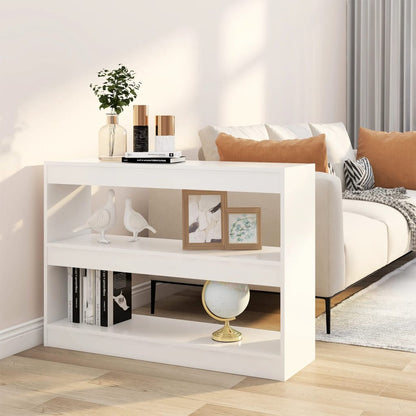 Boekenkast/Kamerscherm 00X30X72 Cm Wit