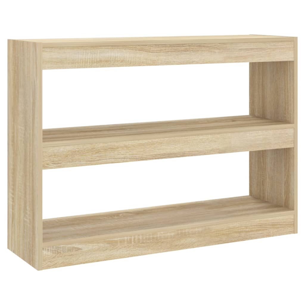 Boekenkast/Kamerscherm 00X30X72 Cm Kleurig Sonoma eiken