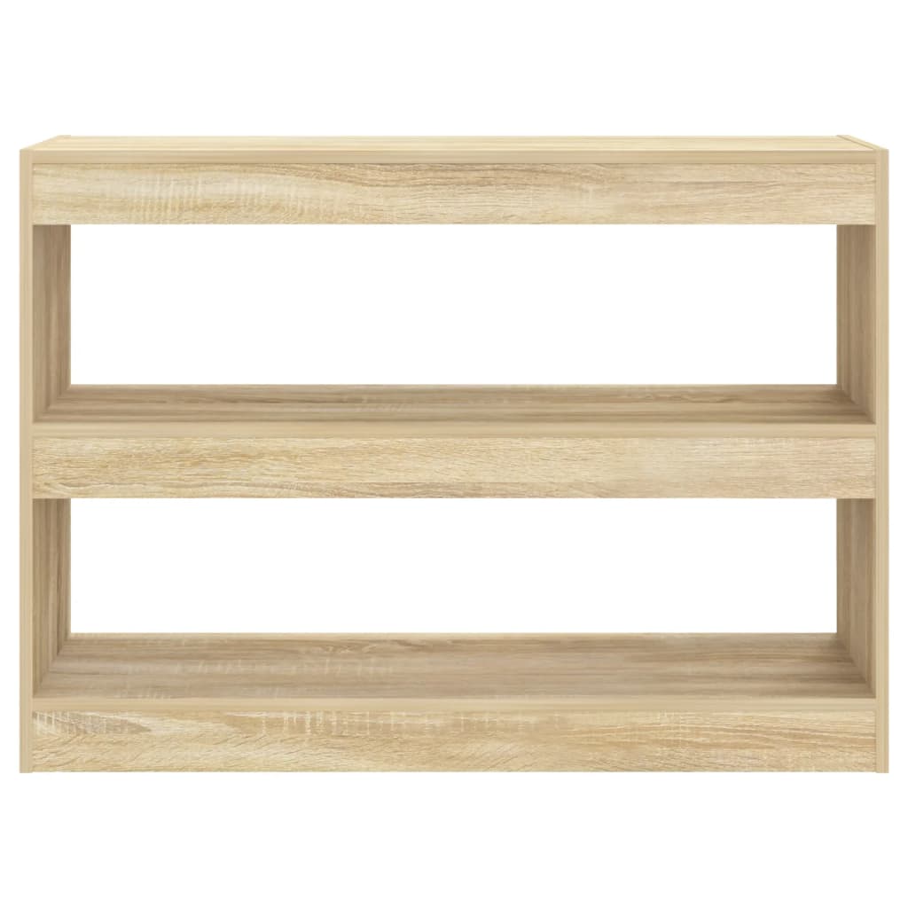 Boekenkast/Kamerscherm 00X30X72 Cm Kleurig Sonoma eiken