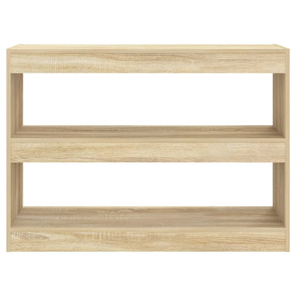 Boekenkast/Kamerscherm 00X30X72 Cm Kleurig Sonoma eiken