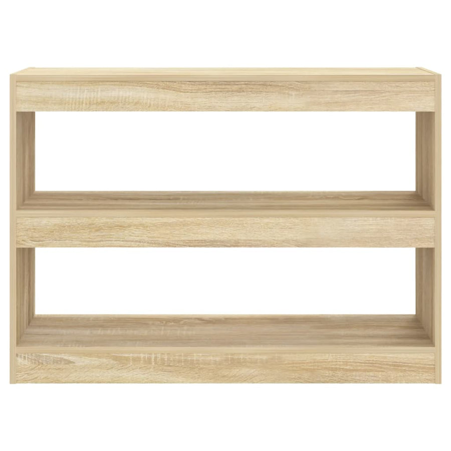 Boekenkast/Kamerscherm 00X30X72 Cm Kleurig Sonoma eiken