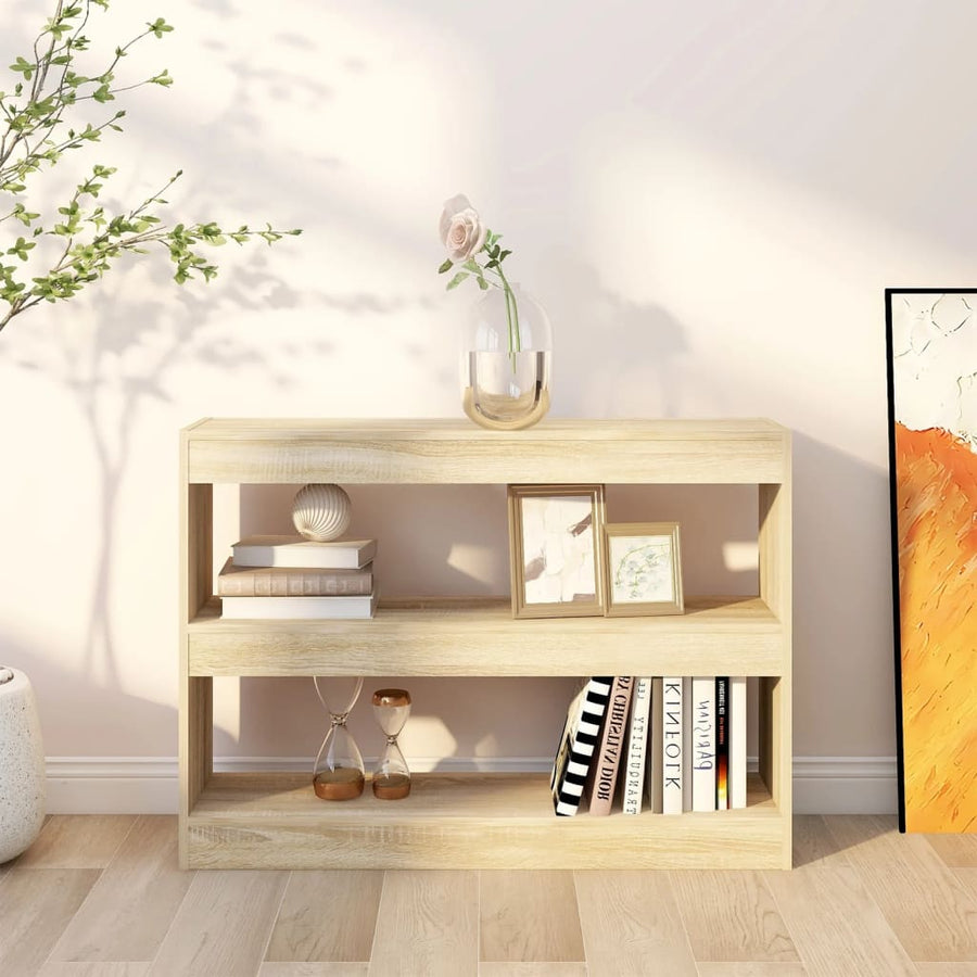 Boekenkast/Kamerscherm 00X30X72 Cm Kleurig Sonoma eiken